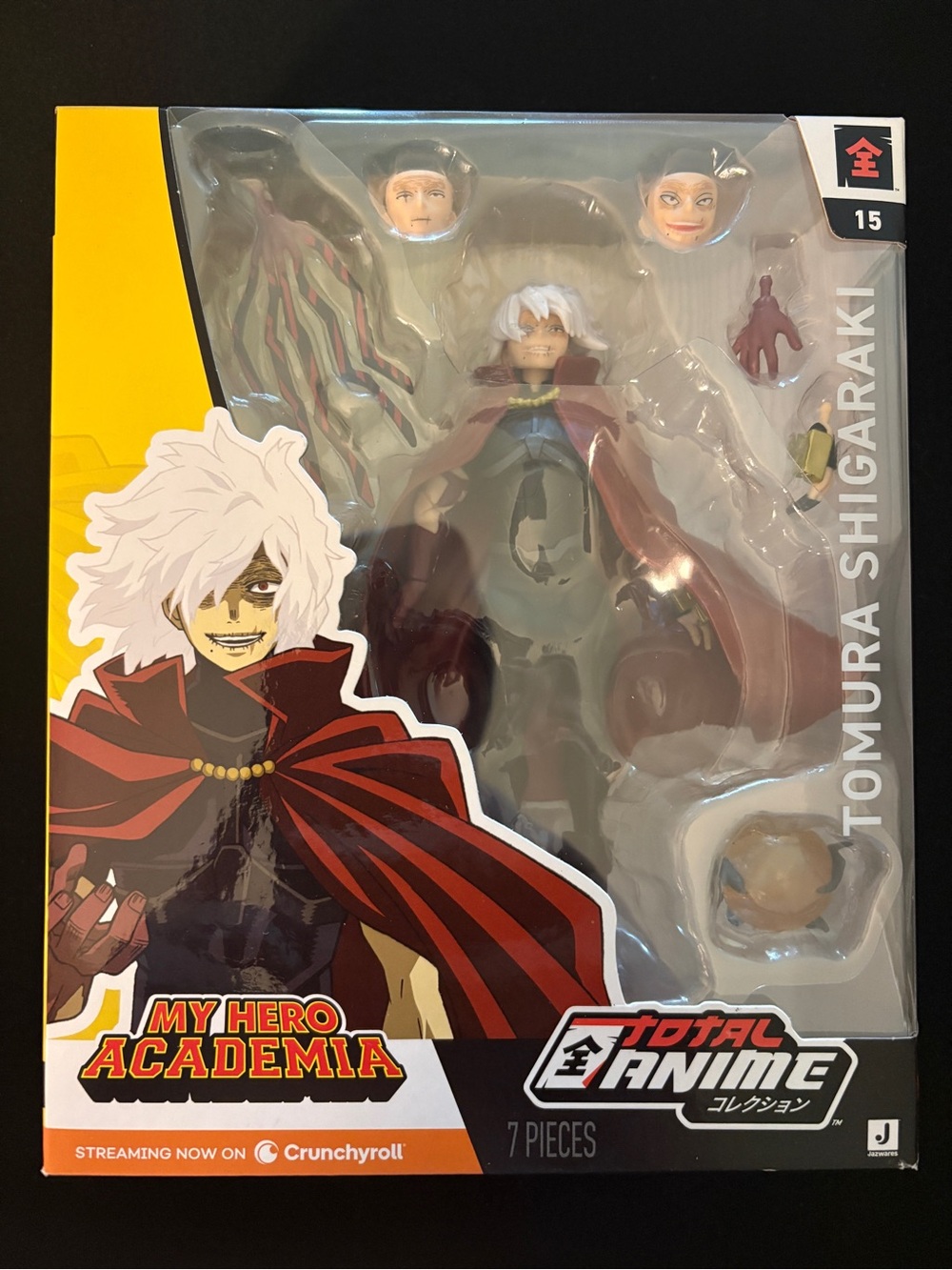 My Hero Academia Tomura Shigaraki Total Anime #15 Jazwares 6.5” Figure NIB